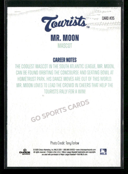 2026 Asheville Tourists Mr Moon Mascot