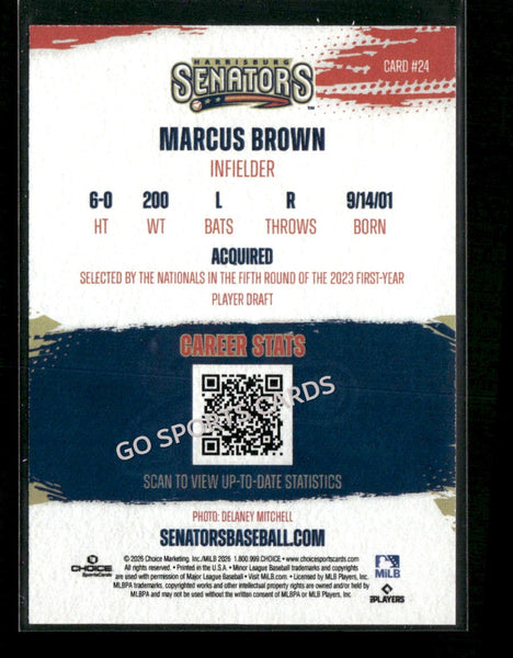 2026 Harrisburg Senators Marcus Brown