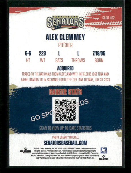 2026 Harrisburg Senators Alex Clemmey