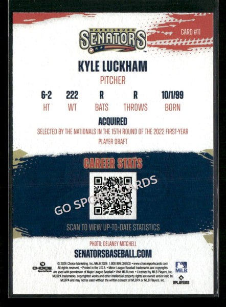 2026 Harrisburg Senators Kyle Luckham