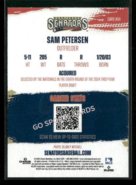 2026 Harrisburg Senators Sam Petersen