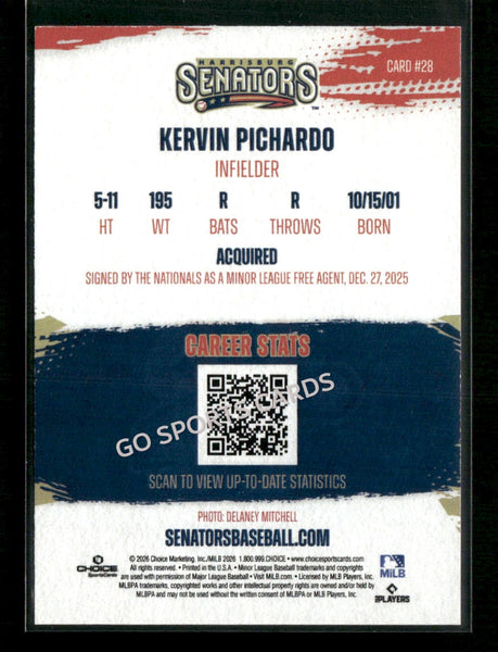 2026 Harrisburg Senators Kervin Pichardo