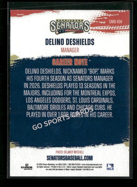 2026 Harrisburg Senators Delino DeShields