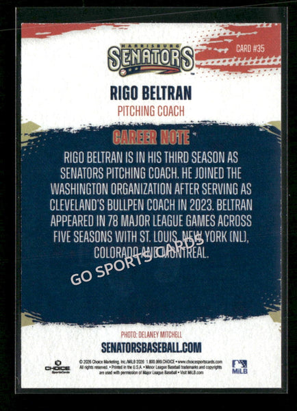 2026 Harrisburg Senators Rigo Beltran
