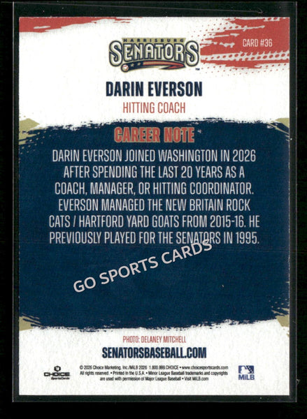 2026 Harrisburg Senators Darin Everson