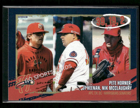 2026 Harrisburg Senators Pete Horner JT Heenan Nik McClaughry