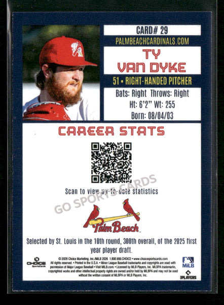 2026 Palm Beach Cardinals Ty Van Dyke