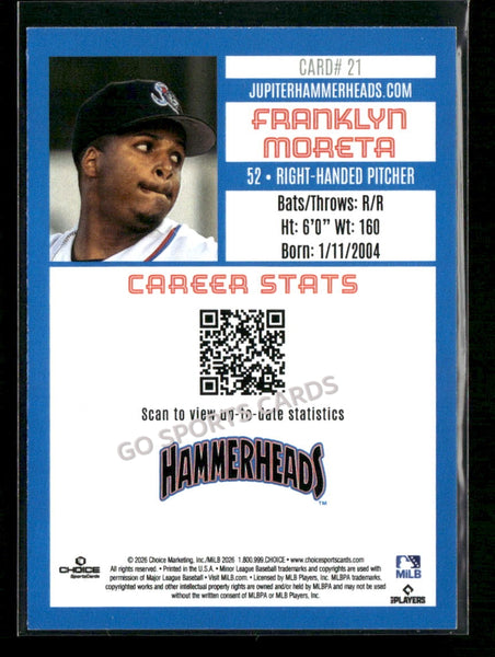 2026 Jupiter Hammerheads Franklyn Moreta