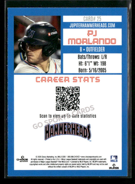 2026 Jupiter Hammerheads PJ Morlando