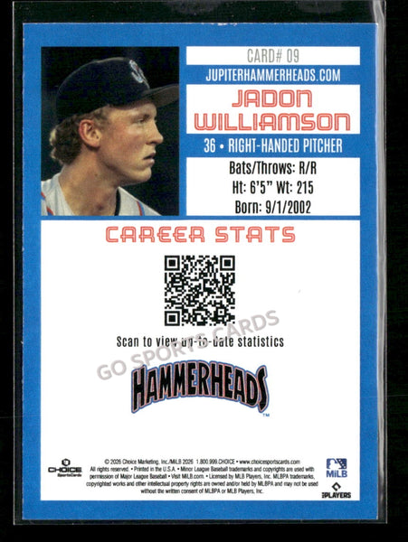 2026 Jupiter Hammerheads Jadon Williamson