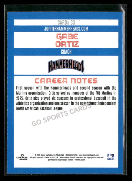 2026 Jupiter Hammerheads Gabe Ortiz