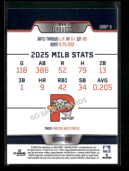 2026 Portland Sea Dogs Max Ferguson