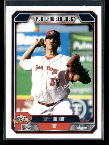2026 Portland Sea Dogs Blake Wehunt