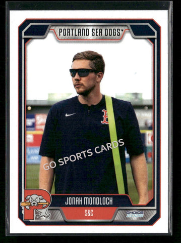 2026 Portland Sea Dogs Jonah Mondloch