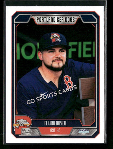 2026 Portland Sea Dogs Elijah Boyer