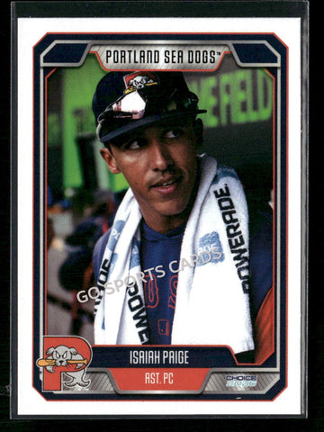 2026 Portland Sea Dogs Isaiah Paige