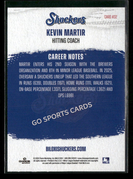 2026 Biloxi Shuckers Kevin Martir