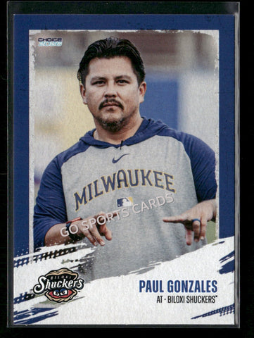 2026 Biloxi Shuckers Paul Gonzales