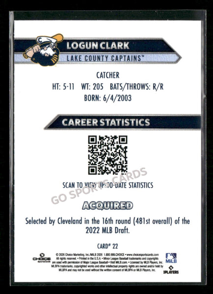 2026 Lake County Captains Logun Clark
