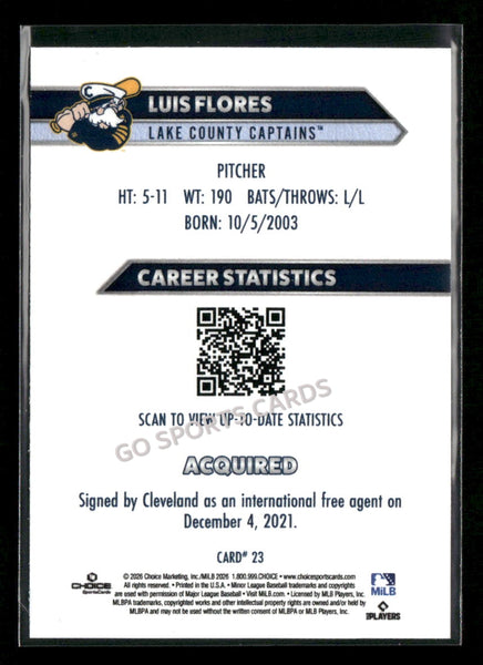 2026 Lake County Captains Luis Flores