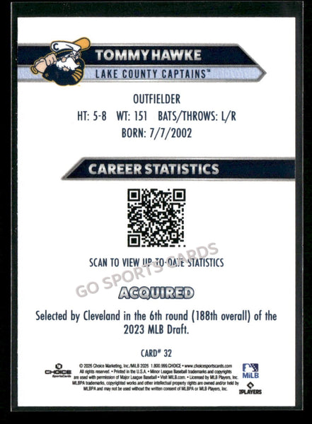2026 Lake County Captains Tommy Hawke