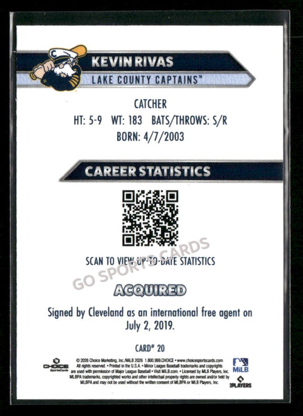 2026 Lake County Captains Kevin Rivas