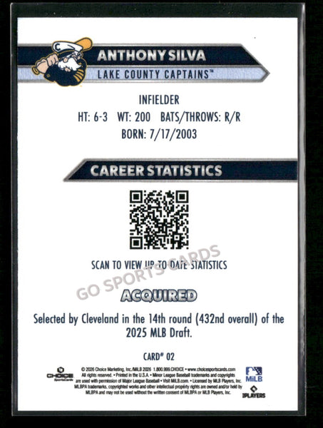 2026 Lake County Captains Anthony Silva