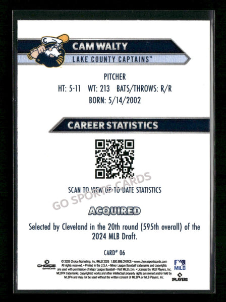 2026 Lake County Captains Cam Walty