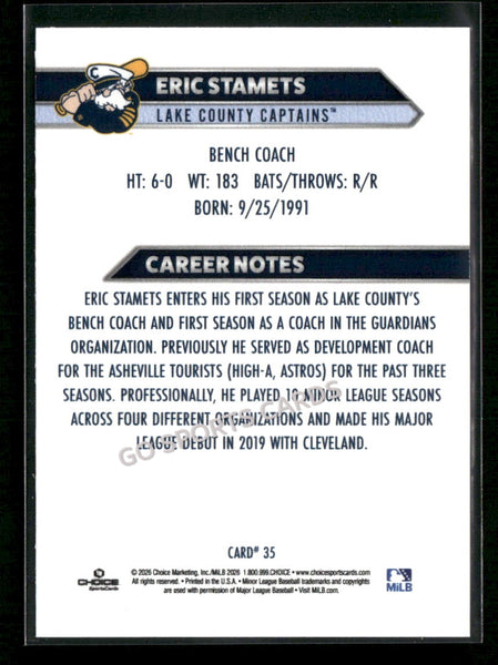 2026 Lake County Captains Eric Stamets