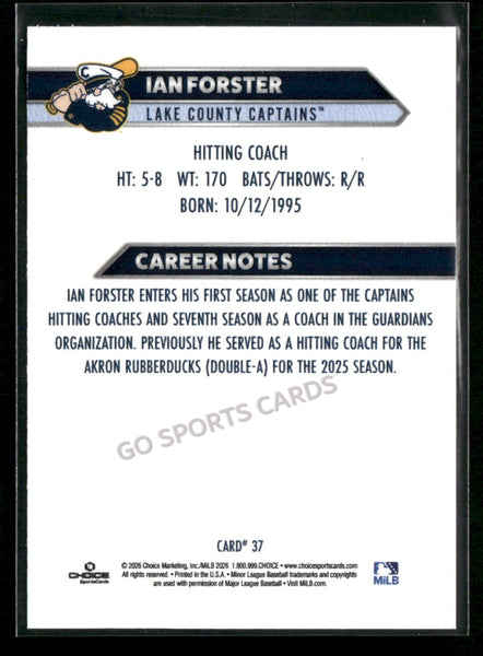 2026 Lake County Captains Ian Forester