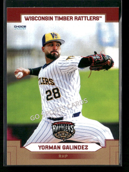 2026 Wisconsin Timber Rattlers Yorman Galindez