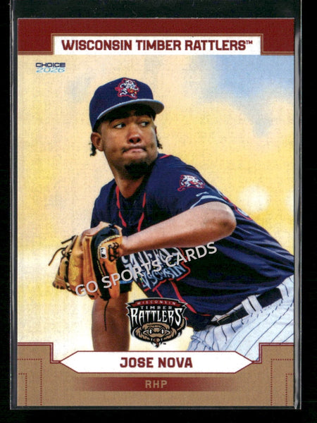 2026 Wisconsin Timber Rattlers Jose Nova