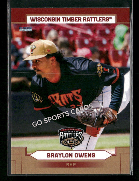 2026 Wisconsin Timber Rattlers Braylon Owens