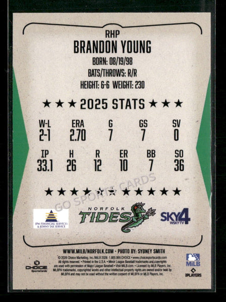 2026 Norfolk Tides Brandon Young