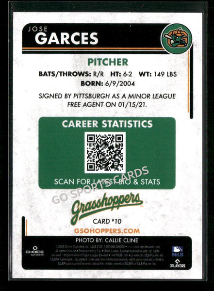 2026 Greensboro Grasshoppers Jose Garces