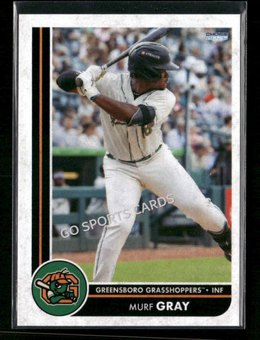 2026 Greensboro Grasshoppers Murf Gray