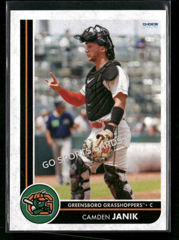 2026 Greensboro Grasshoppers Camden Janik