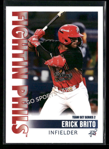 2026 Reading Fightin Phils 2nd Erick Brito