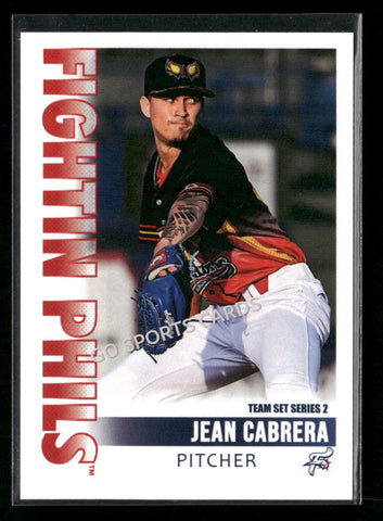 2026 Reading Fightin Phils 2nd Jean Cabrera