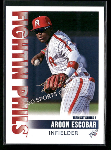 2026 Reading Fightin Phils 2nd Aroon Escobar