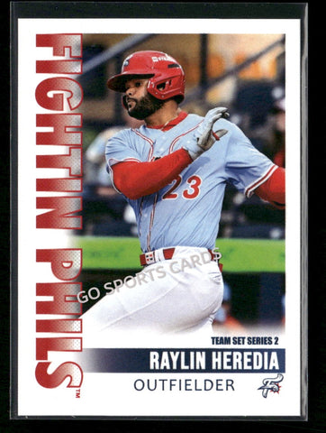2026 Reading Fightin Phils 2nd Raylin Heredia