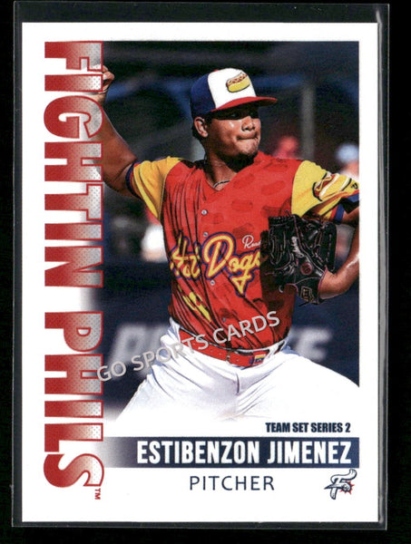 2026 Reading Fightin Phils 2nd Estibenzon Jimenez