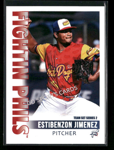 2026 Reading Fightin Phils 2nd Estibenzon Jimenez