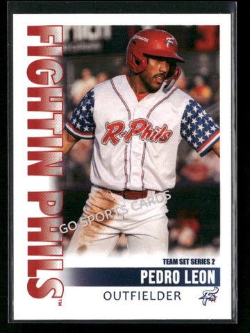 2026 Reading Fightin Phils 2nd Pedro Leon