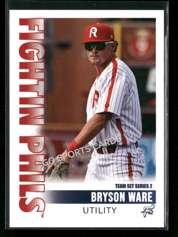 2026 Reading Fightin Phils 2nd Bryson Ware