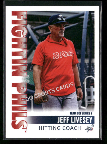 2026 Reading Fightin Phils 2nd Jeff Livesey