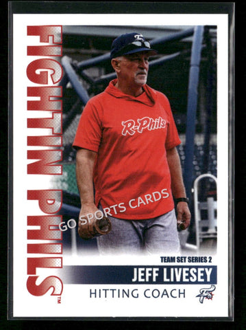2026 Reading Fightin Phils 2nd Jeff Livesey