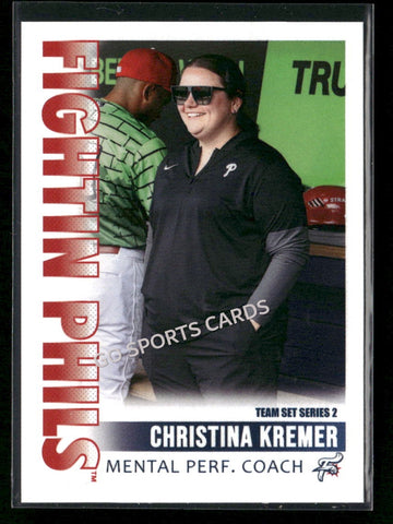 2026 Reading Fightin Phils 2nd Christina Kremer