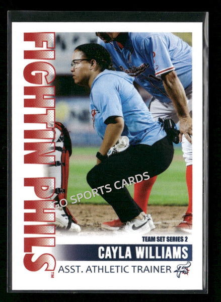 2026 Reading Fightin Phils 2nd Cayla Williams