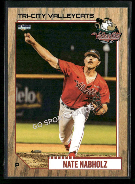 2026 Tri City Valleycats Nate Nabholz